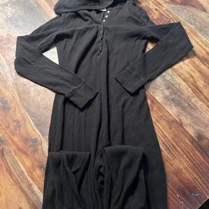 PINK Victoria's Secret Black Knit Hoodie